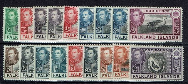 Image of Falkland Islands SG 146/63 UMM British Commonwealth Stamp